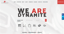 Desktop Screenshot of dynamiterecruitment.com