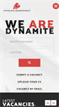 Mobile Screenshot of dynamiterecruitment.com